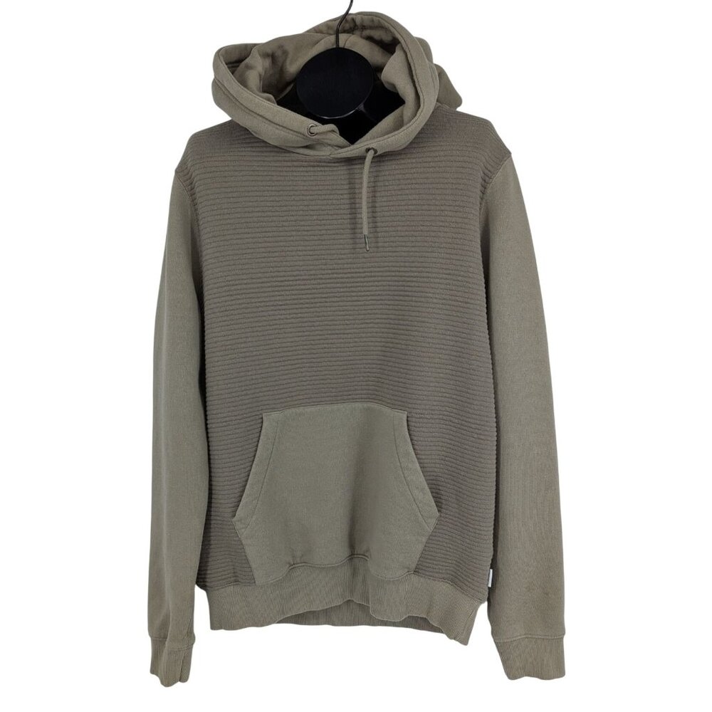 Peter Werth N.1 Hoodie Pullover Textured Streetwear Athleisure Neutral Size L